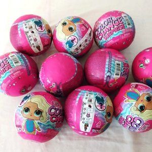 LOT OF 10 : LOL SURPRISE! MINI MYSTERY BALLS COLOR CHANGE SURPRISE - RED NIB